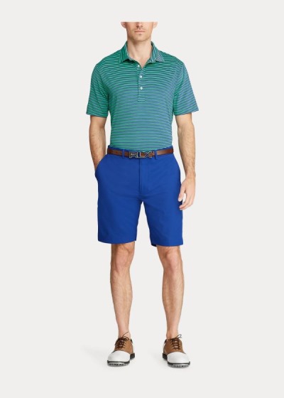 Polos Ralph Lauren Hombre Verdes / Rayas - Classic Fit Performance - YRSJW1734